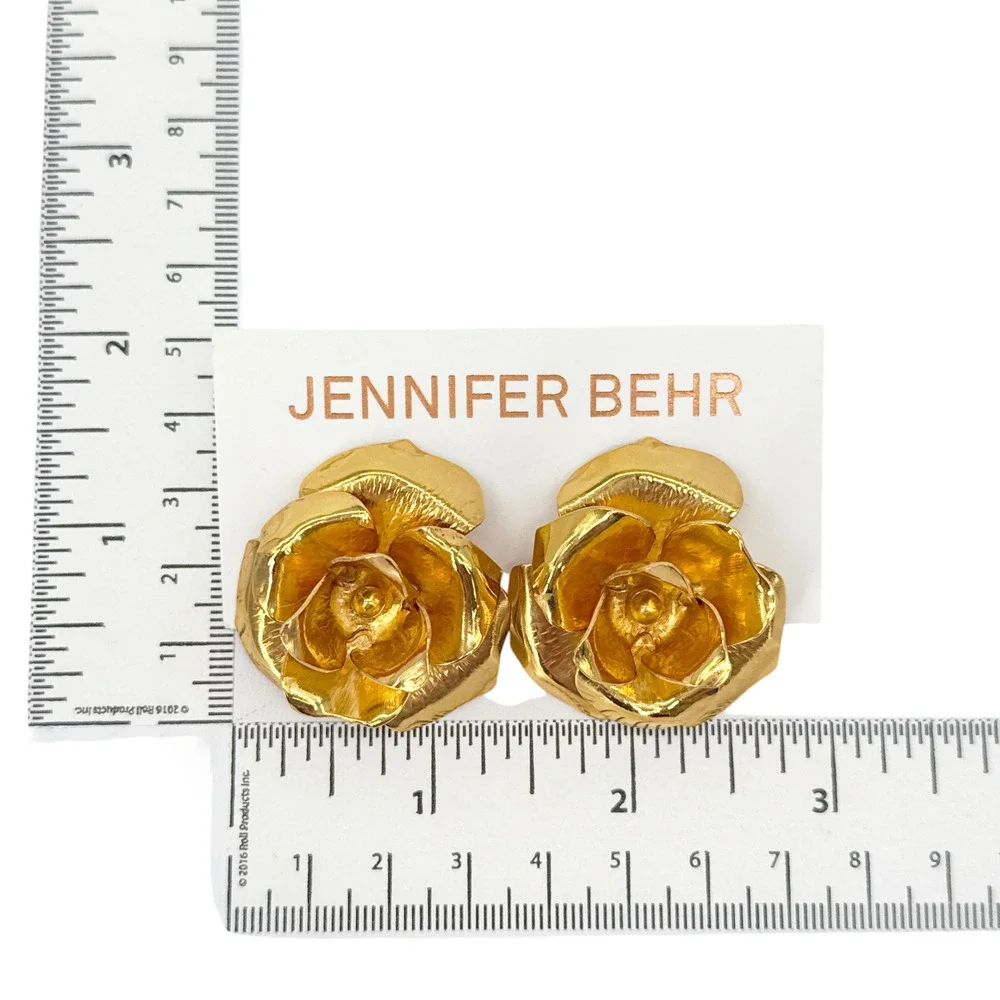 JENNIFER BEHR Tansy Earrings in Gold - Picture 11 of 12